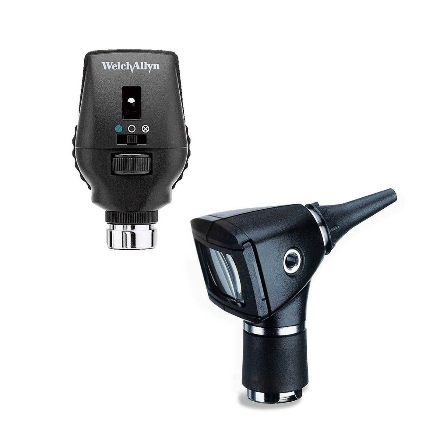 Professional Plus Diagnostic Set Consisting Of Coaxial Ophthalmoscope And Diagnostic Otoscope With Halogen Lamps