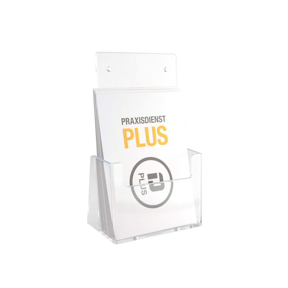 Transparent Table Leaflet Holder With One Compartment