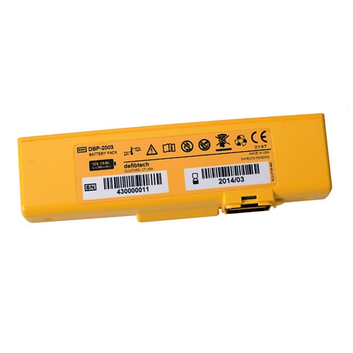 Aed Battery With A Standby Time Of 4 Years