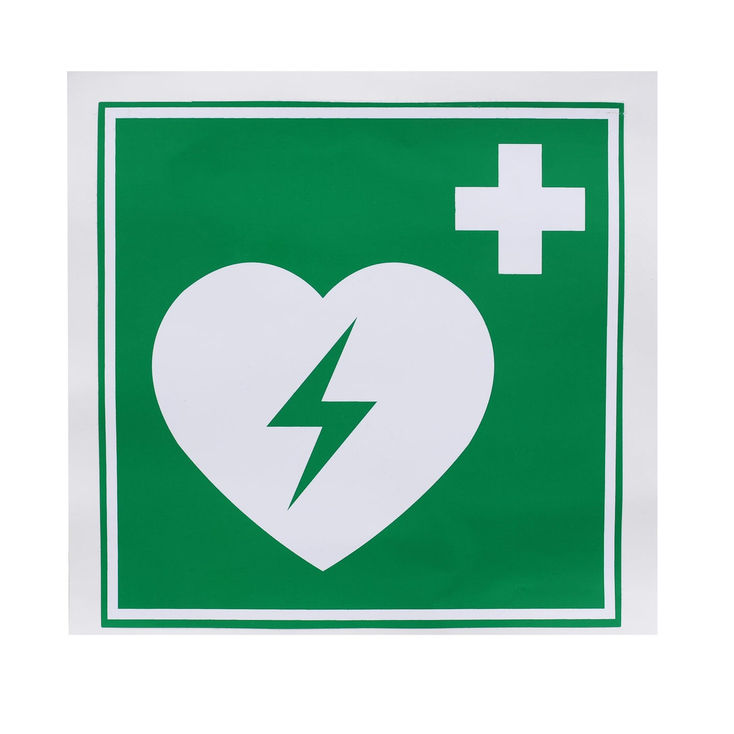 Aed Sticker For Labelling The Defibrillator Storage Location
