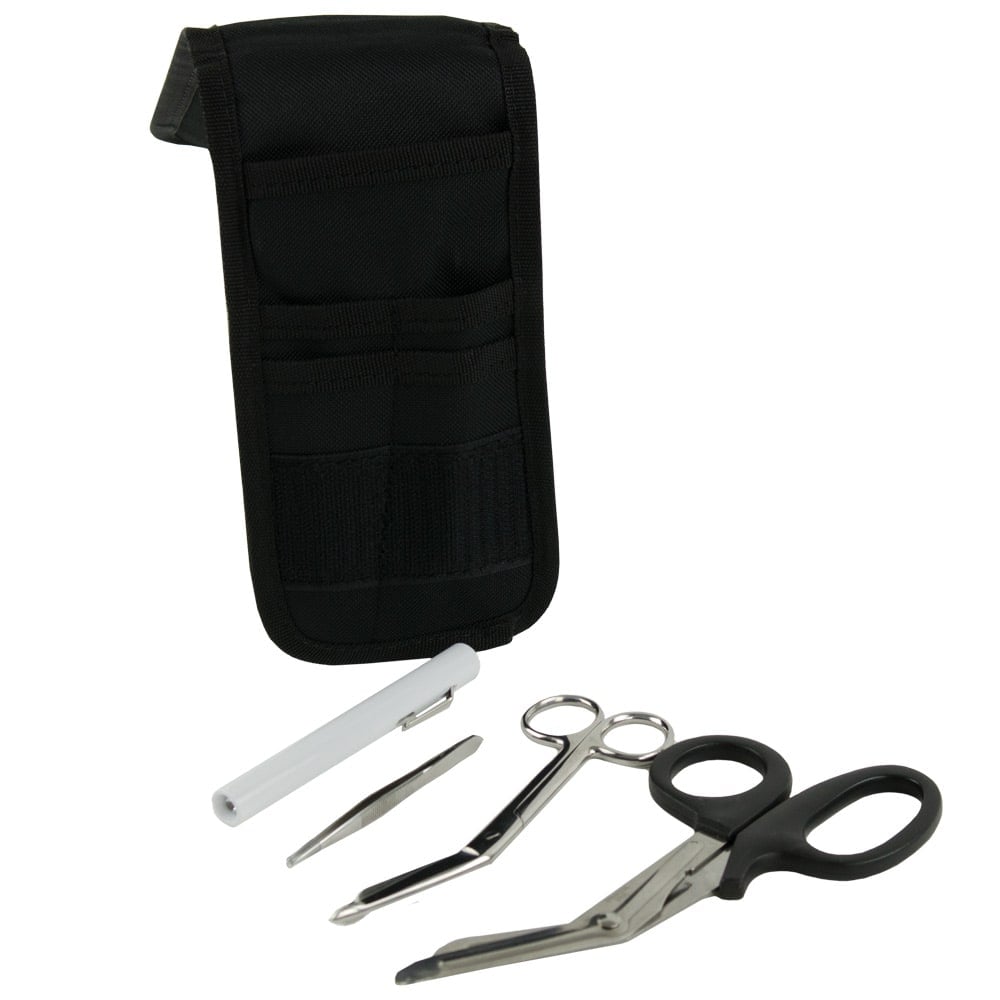 Belt Pouch For Rescue Services. Includes Tweezers Scissors And A Diagnostic Torch