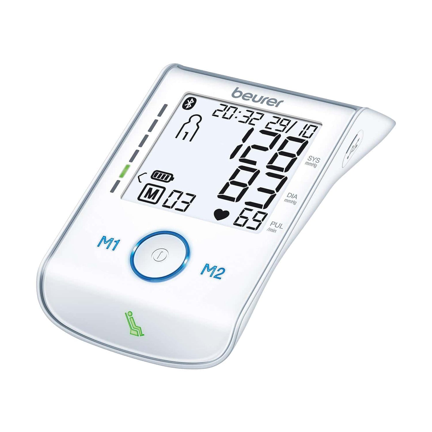 Beurer Bm 85 Bt Blood Pressure Monitor With Bluetooth Technology