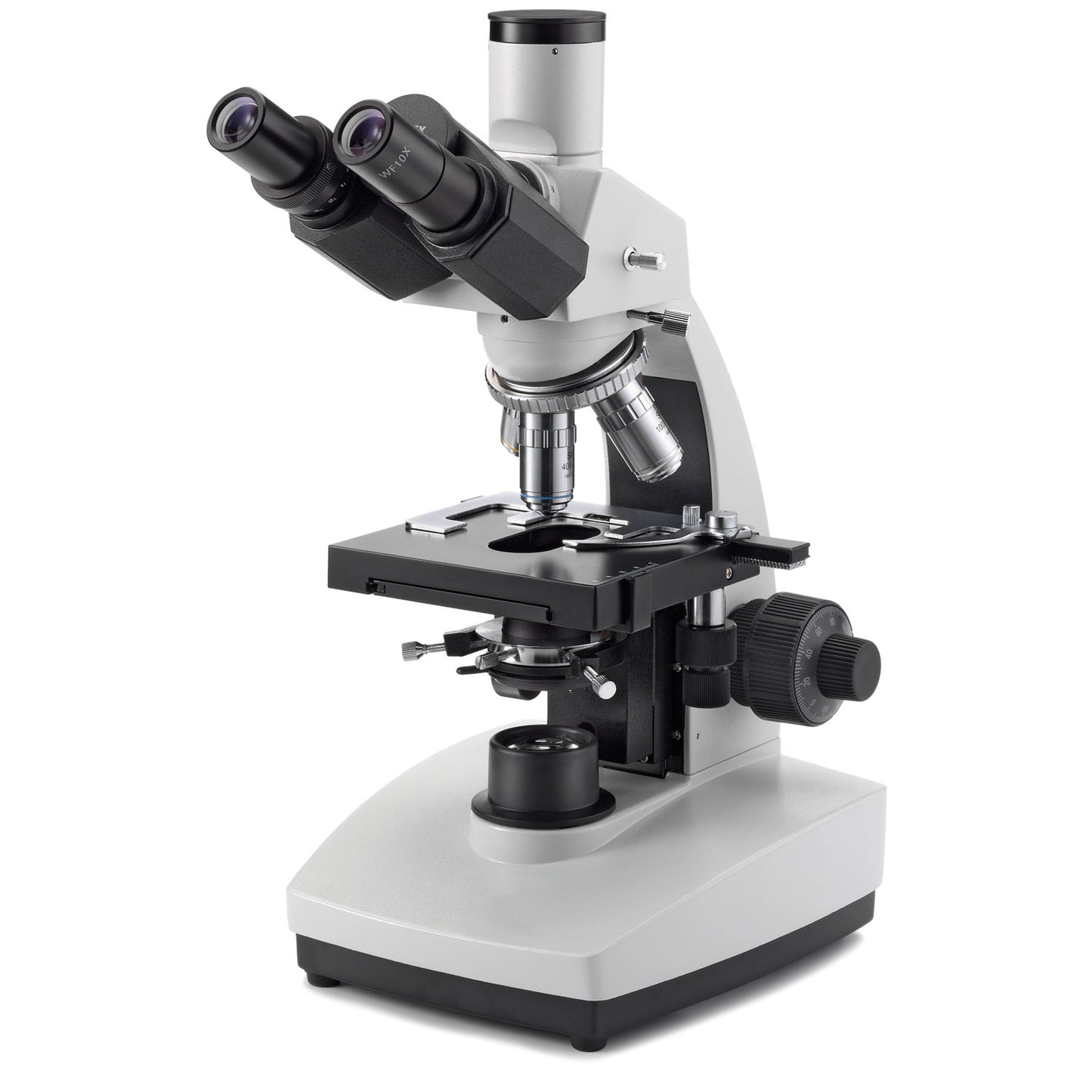 Bioblue Trinocular Microscope With High-Quality Plan Objectives Compatible With The Euromex Camera