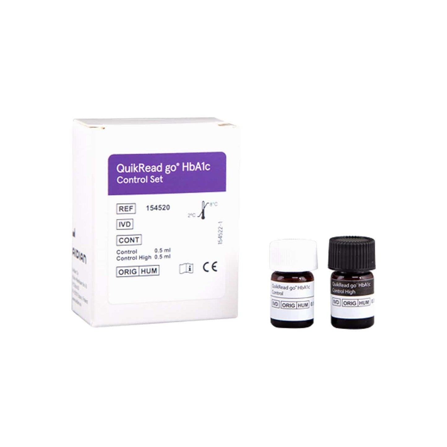 Quikread Go Hba1C Quality Control Set Consisting Of Hba1C Control And Hba1C Control High