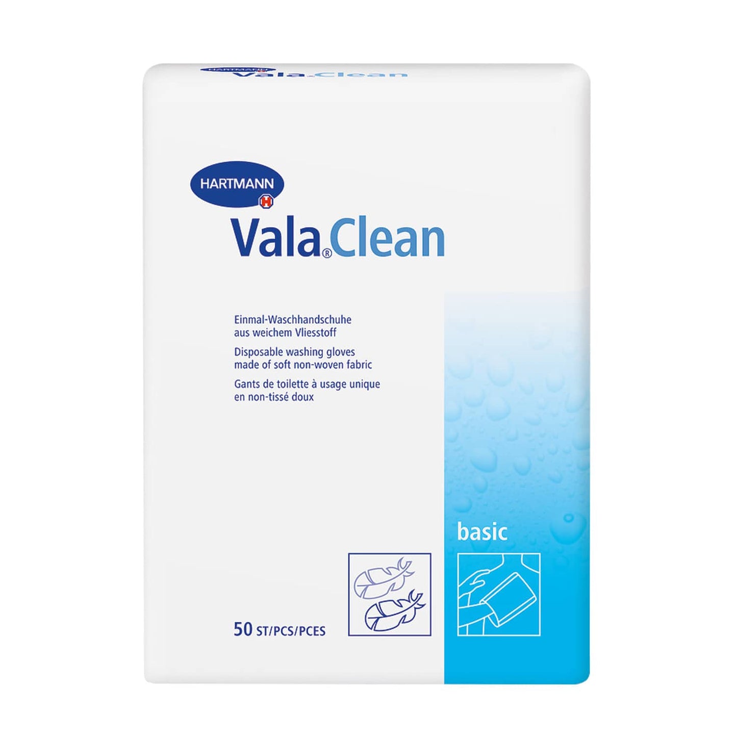 Vala Clean Basic Disposable Washing Gloves Made From Non-Woven Material