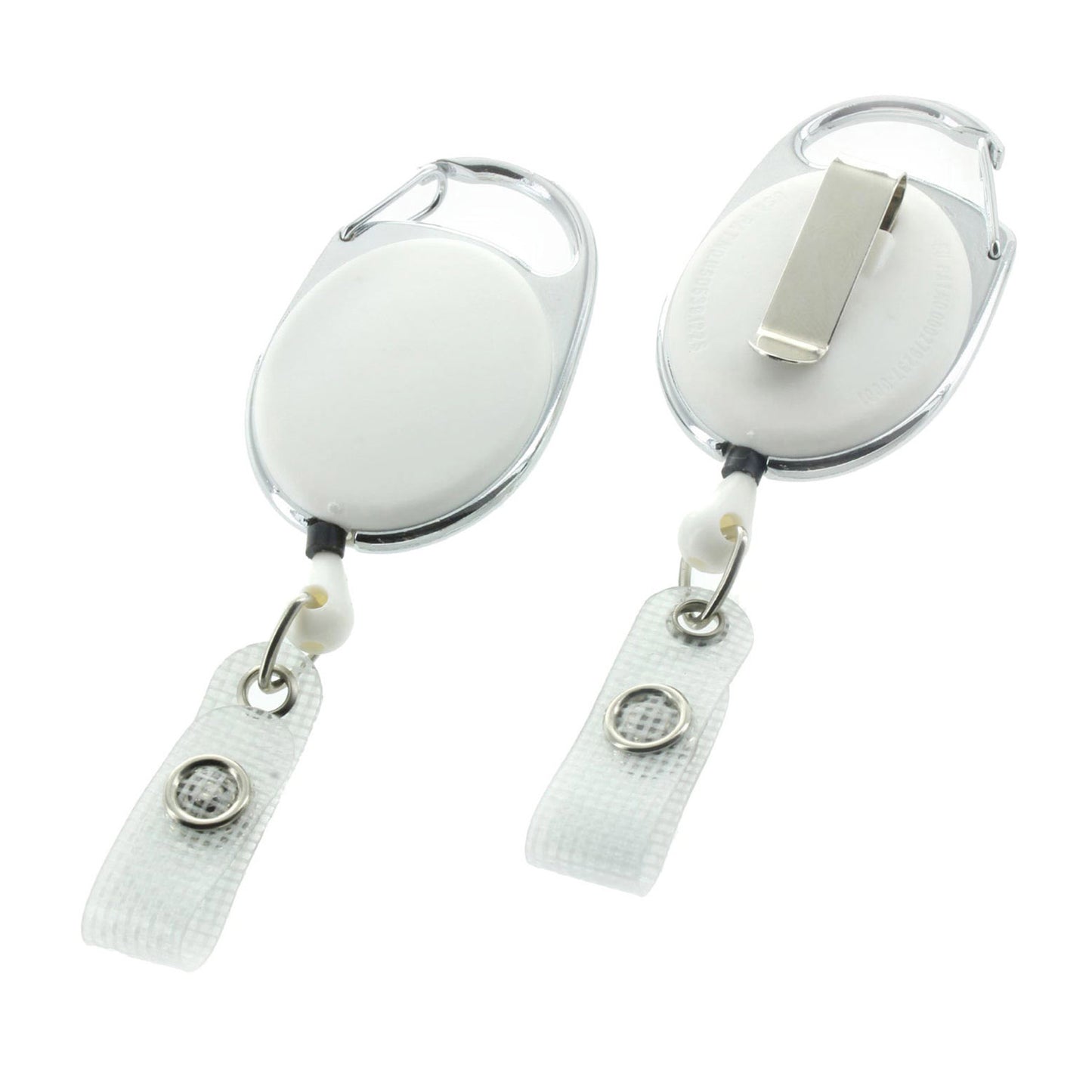 "Premiumflex" Badge Reel With Extra Long Nylon Cord And Return Damper