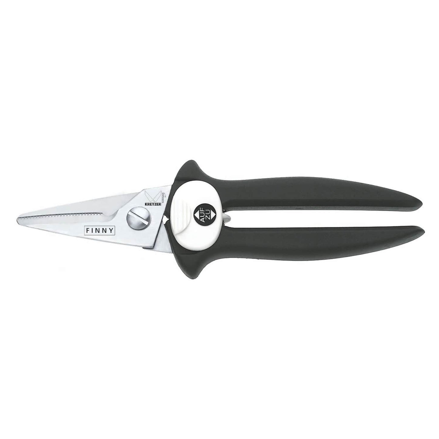 Self-Opening All-Purpose Scissors With Serrated Blades