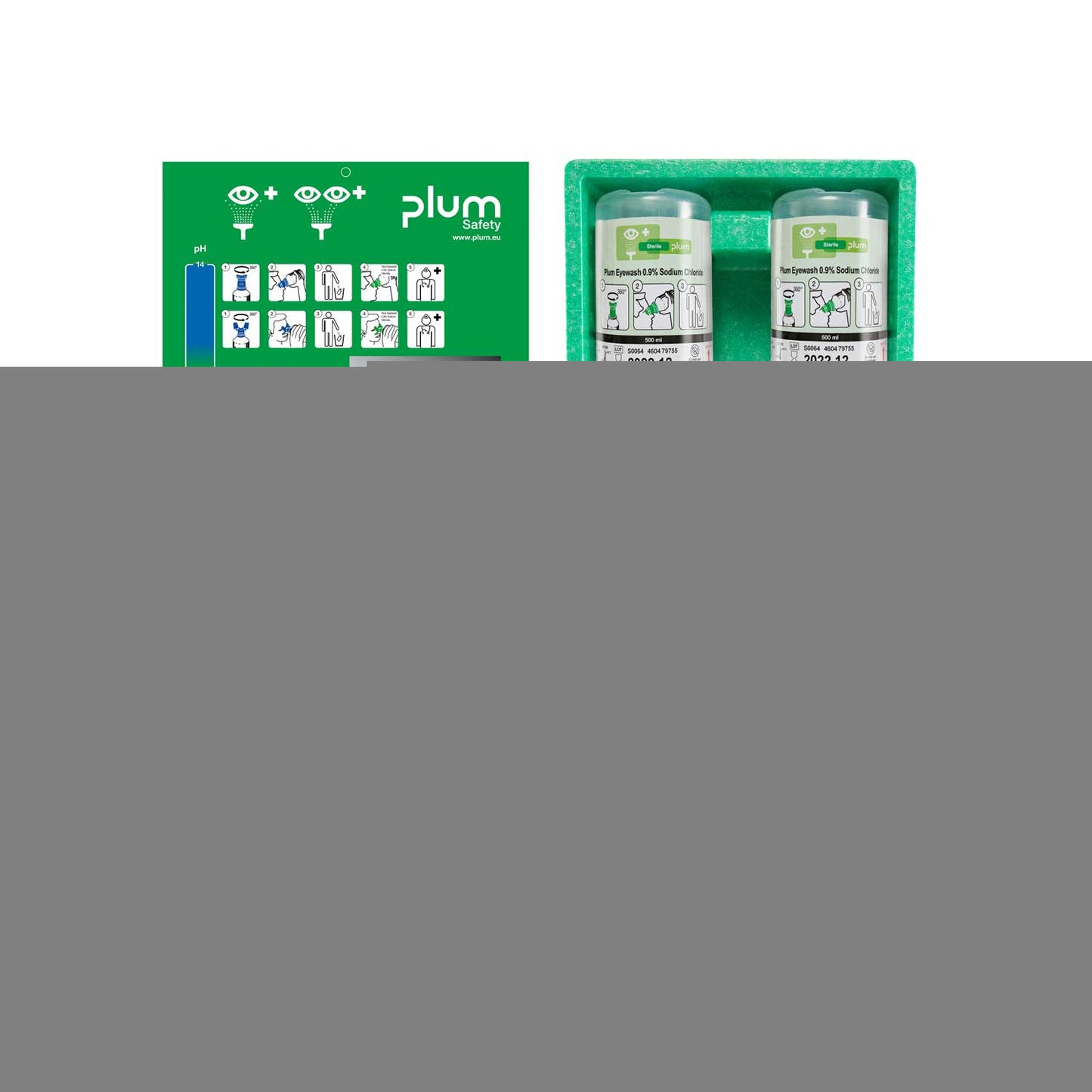 Plum Emergency Eye Rinse Station Available In Different Variants