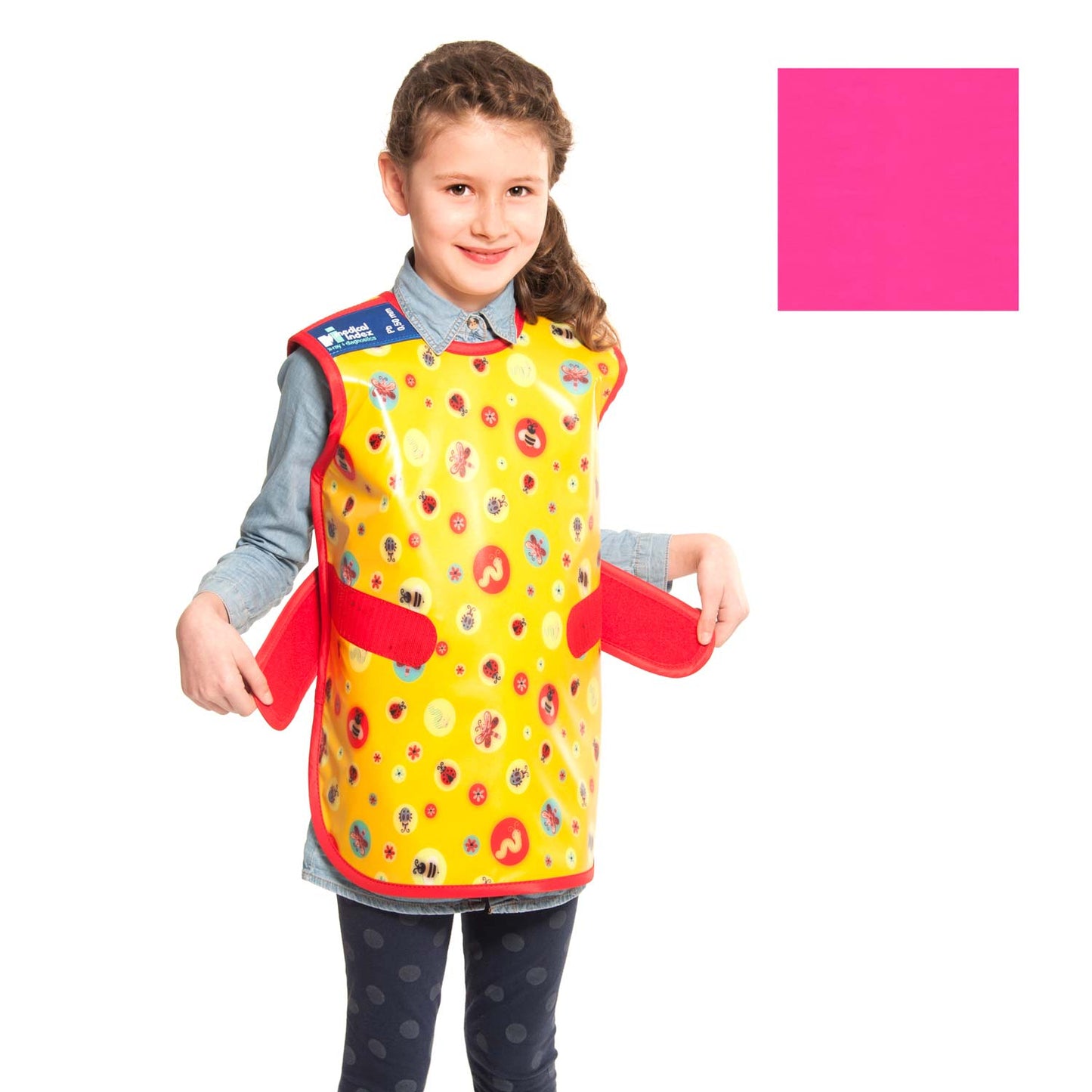 Front Apron For Children From Medical Index With Velcro Fastener