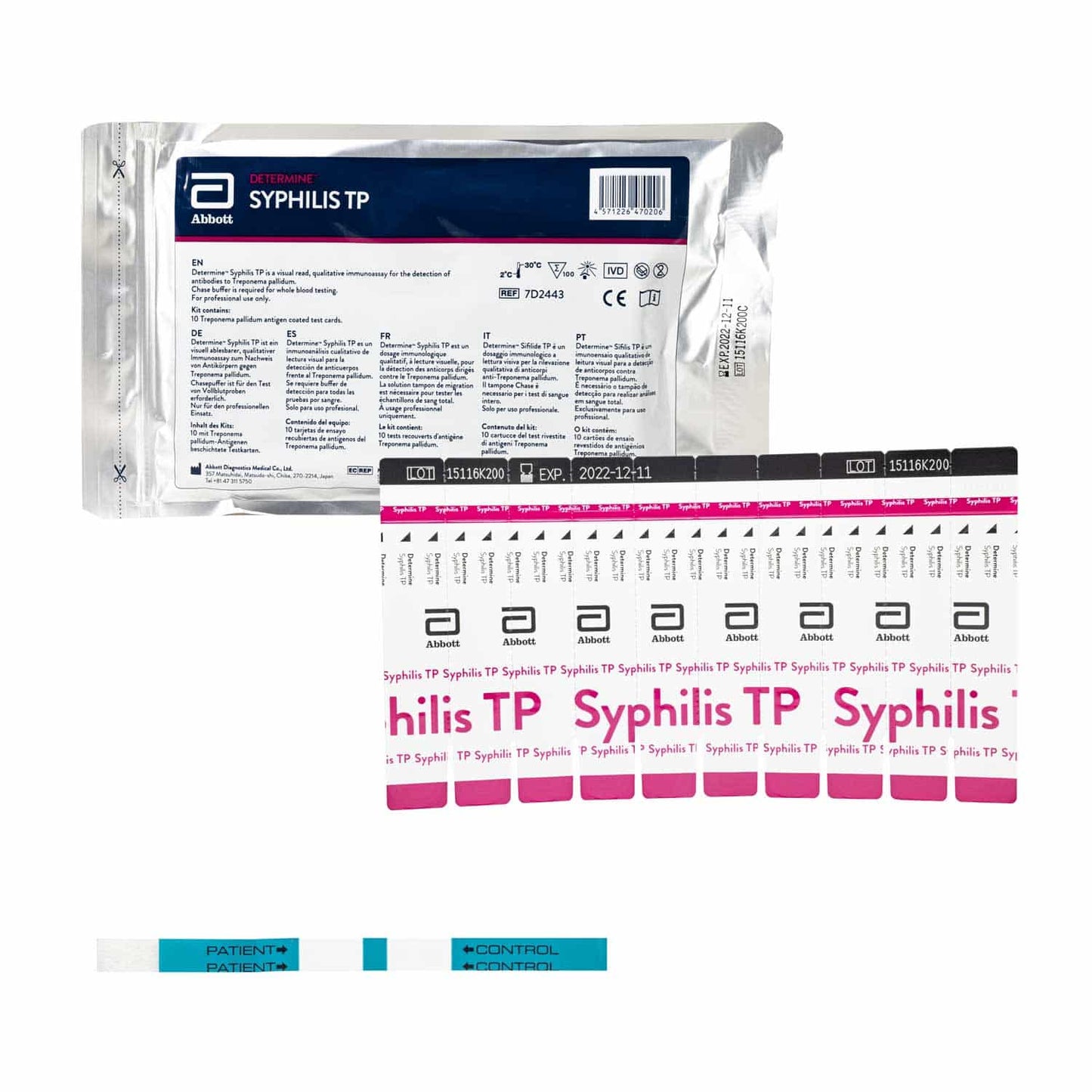 Visual Readable And Qualitative Determine™ Syphilis Rapid Test