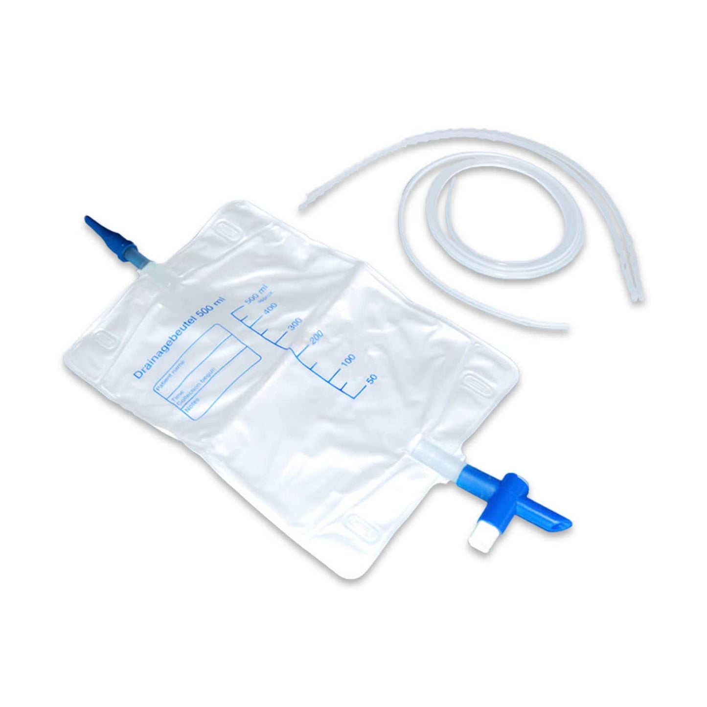 Soft Drains With Non-Return Valve Tube And X-Ray Contrast Strip