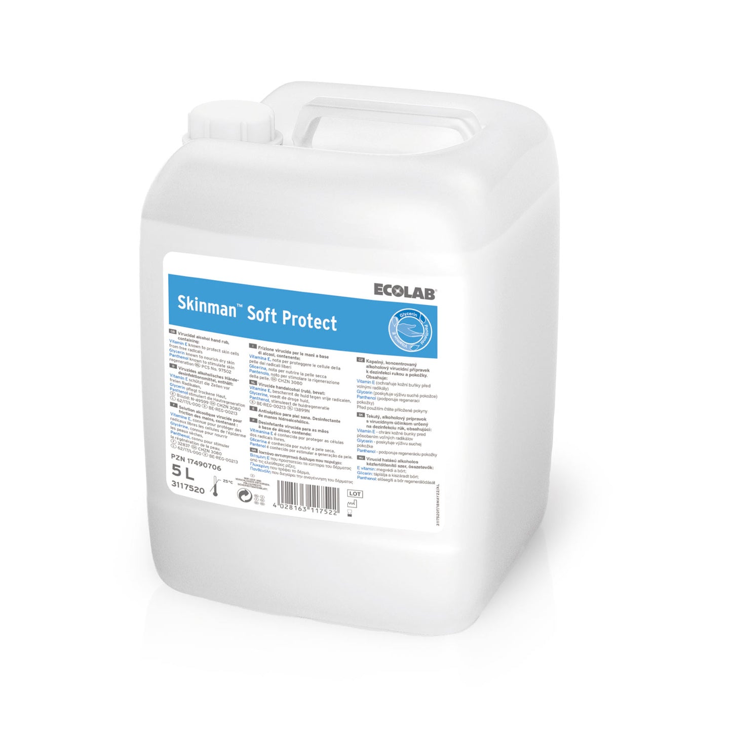 Skinman™ Soft Protect Hand Sanitizer With Vitamin E Glycerin And Panthenol