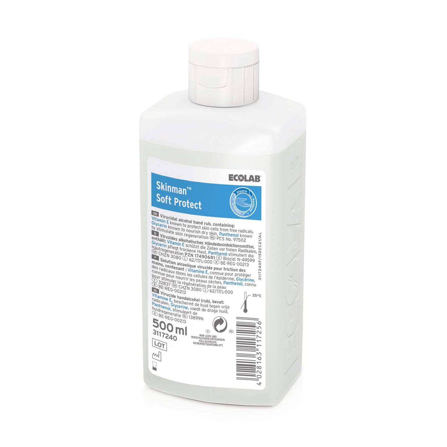 Skinman™ Soft Protect Hand Sanitizer With Vitamin E Glycerin And Panthenol