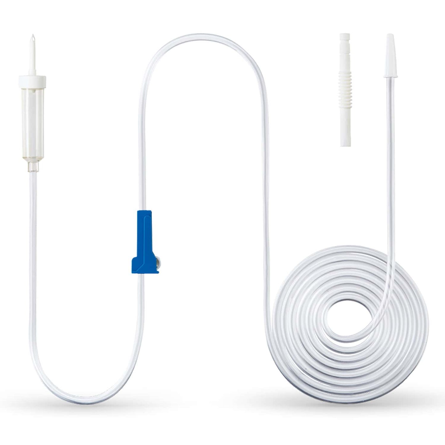 Fluid Transfer Set In Various Lengths With Roller Clamp
