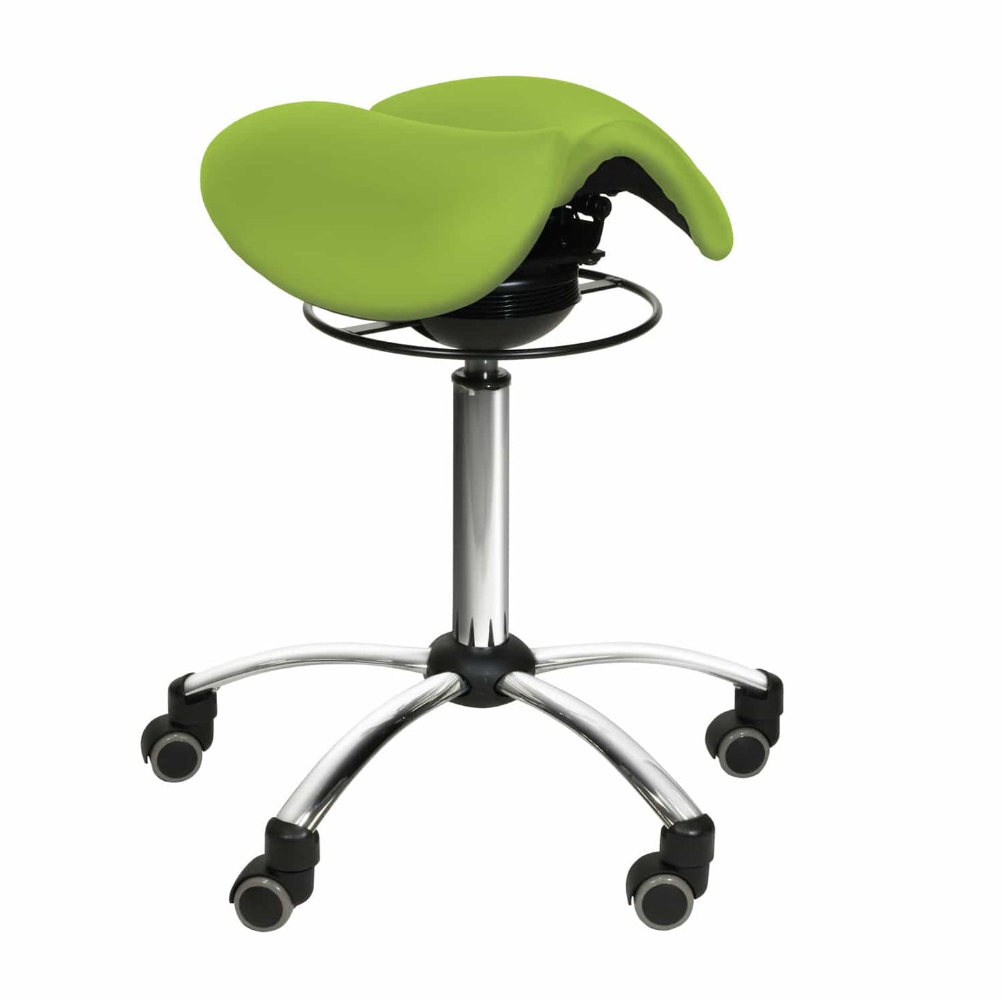 Saddle Stool With Swing Mechanism