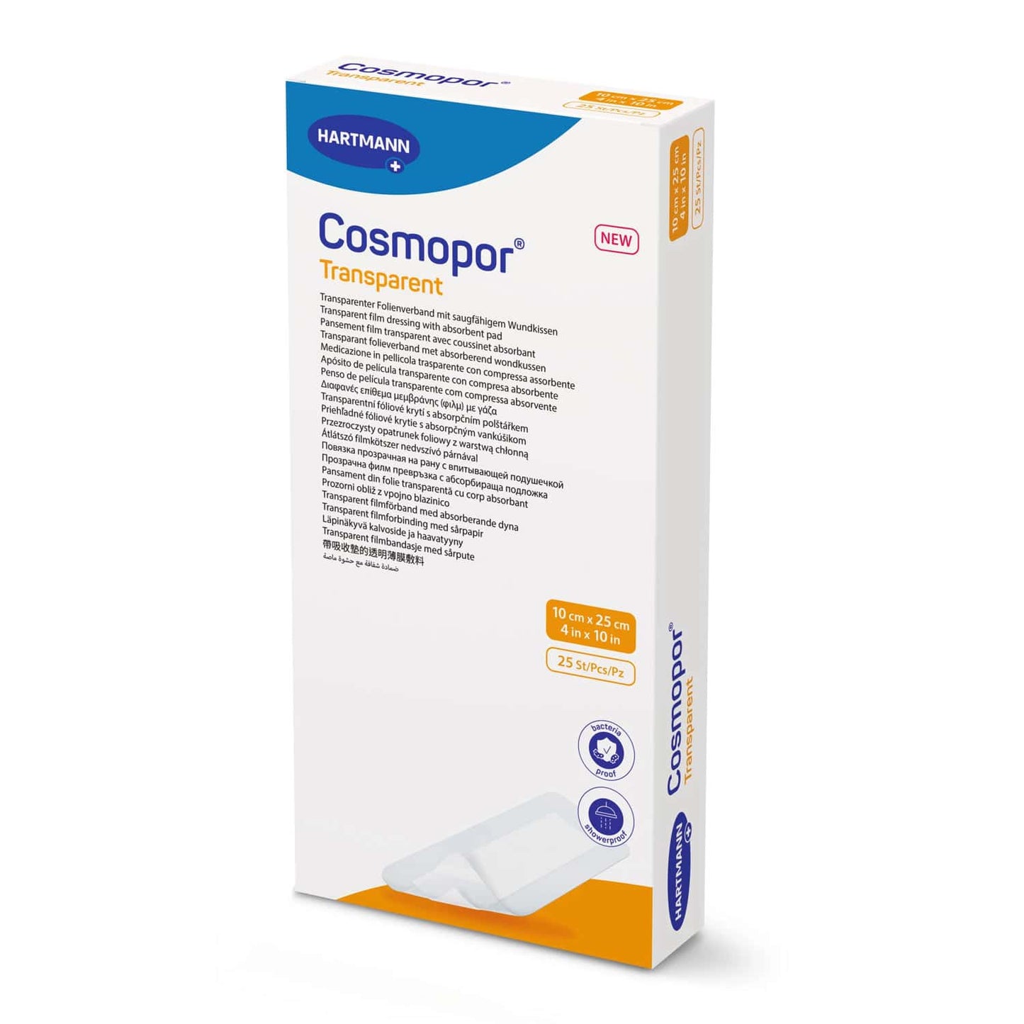 Cosmopor® Transparent Sterile Self-Adhesive Transparent Wound Dressing