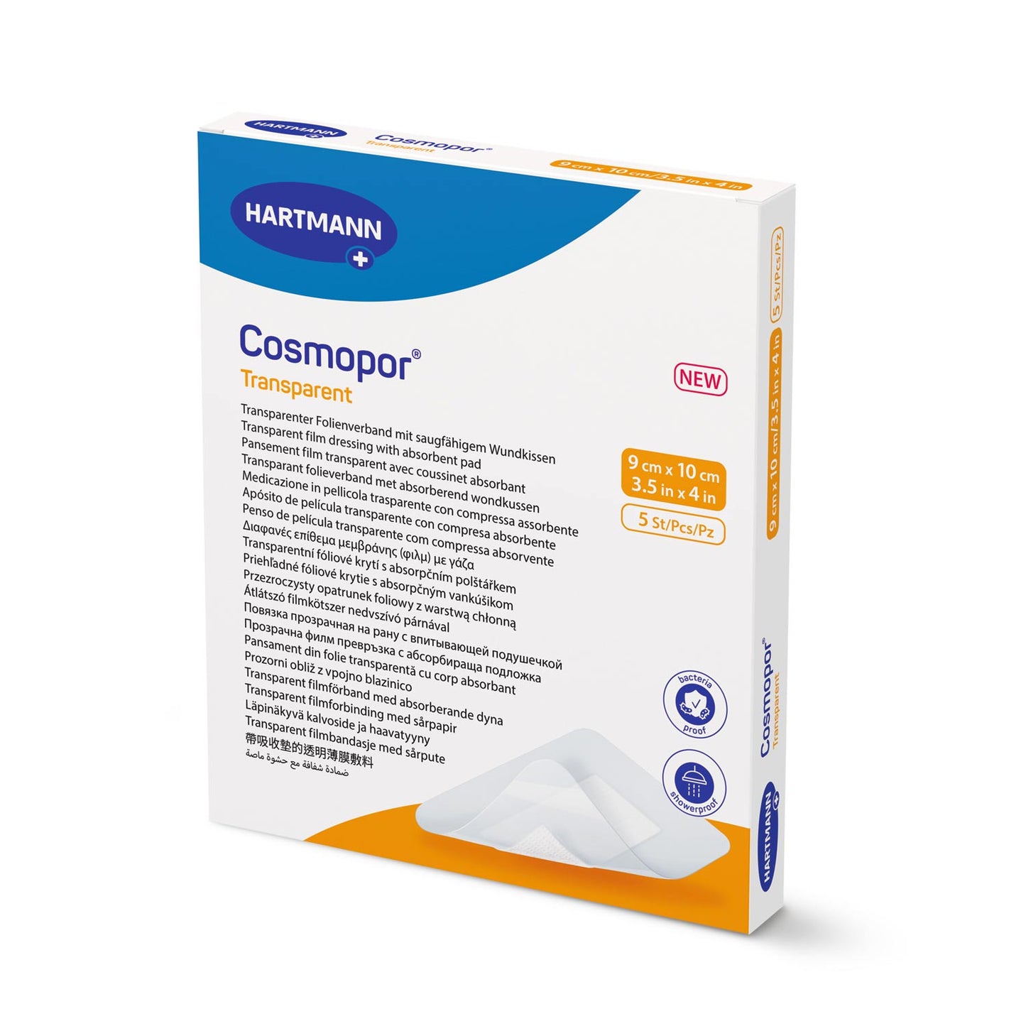 Cosmopor® Transparent Sterile Self-Adhesive Transparent Wound Dressing