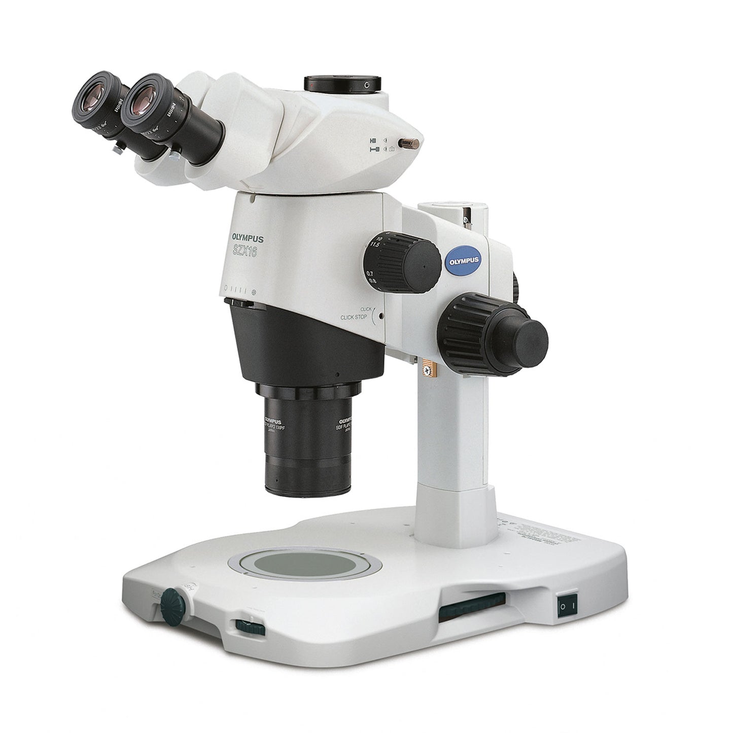 Olympus Szx16 Stereo Microscope With High Zoom Ratio Dioptric Compensation And Adjustable Interpupillary Distance