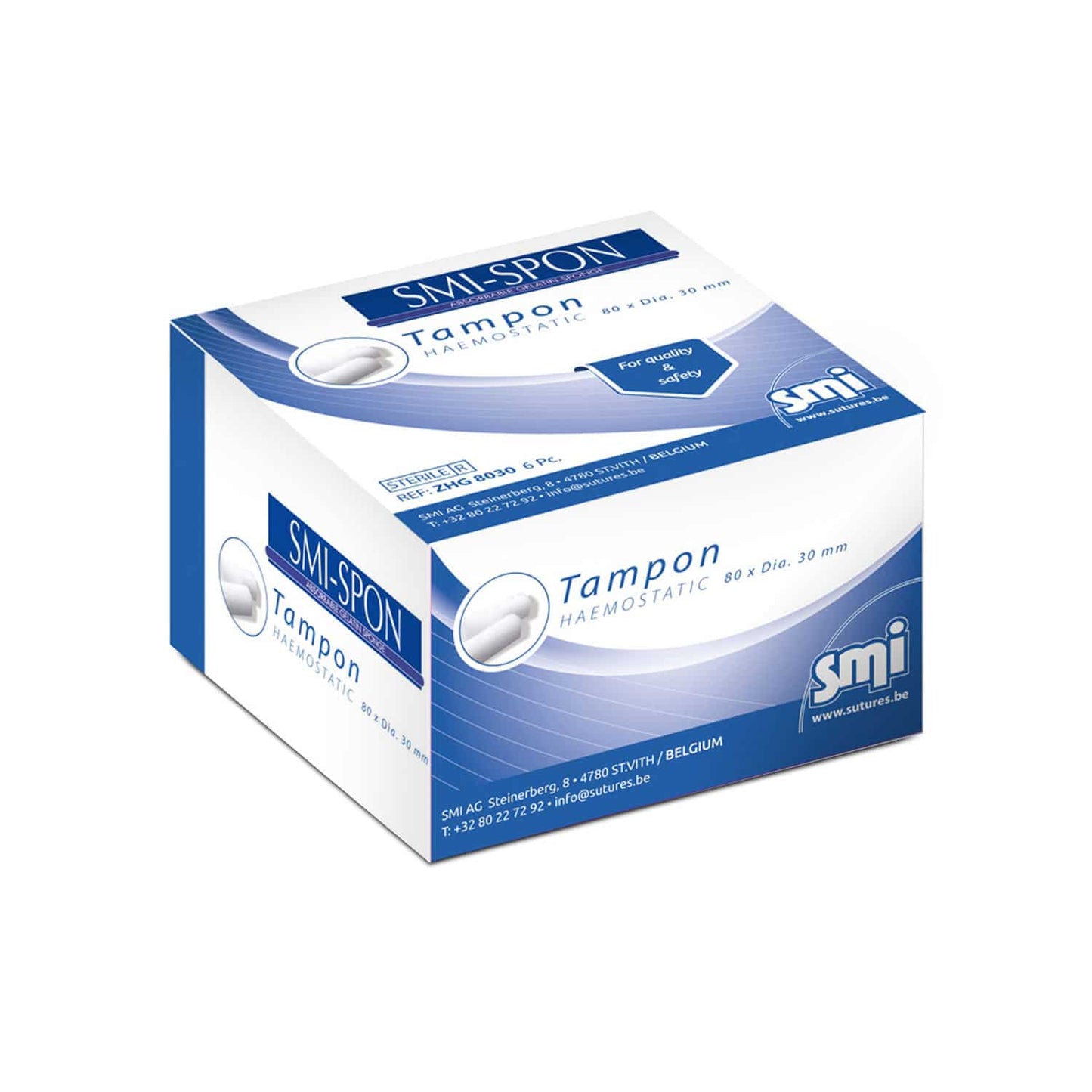 Gelatine Sponge Smi Spon For Rapid Haemostasis