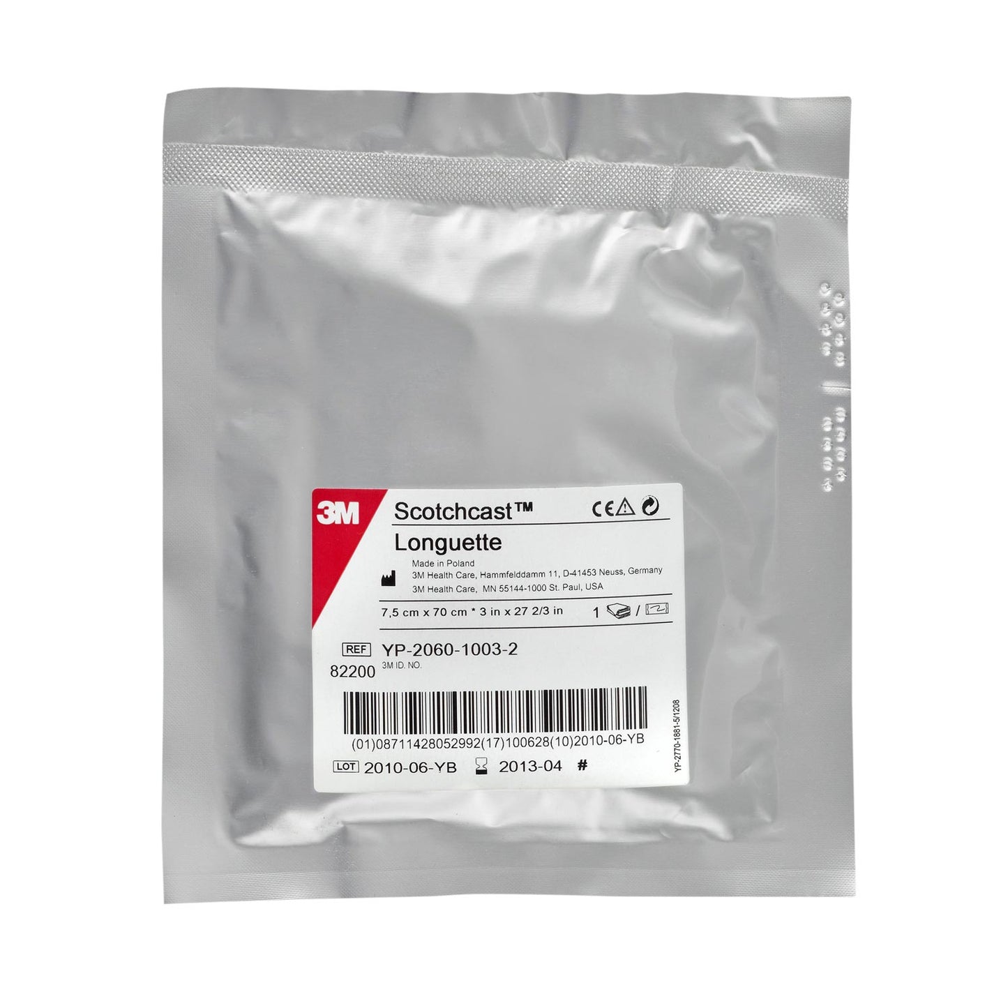 3M Scotchcast Longuette Made From Breathable 3-Layered Fibre Glass