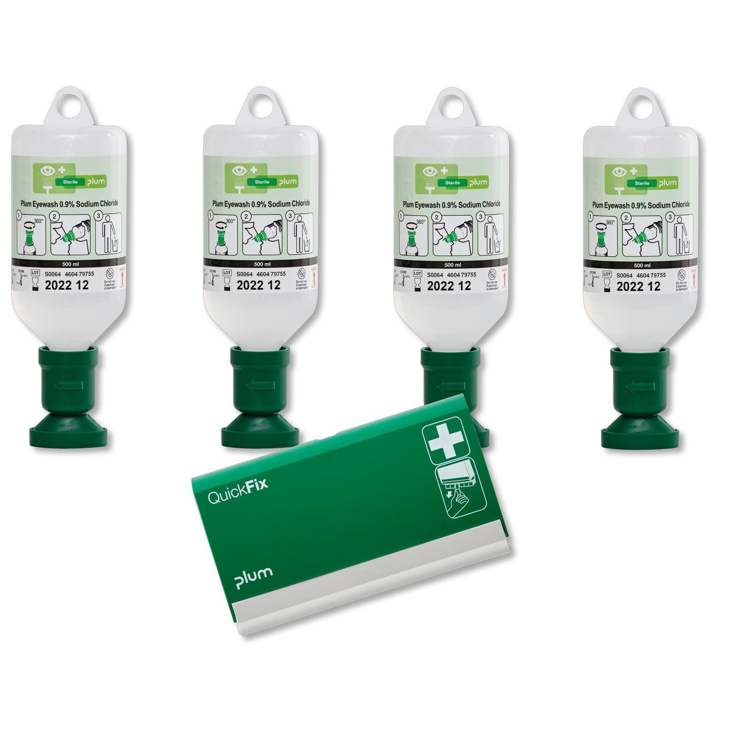 Plum Eye Wash Promotion Pack With Free Plaster Dispenser