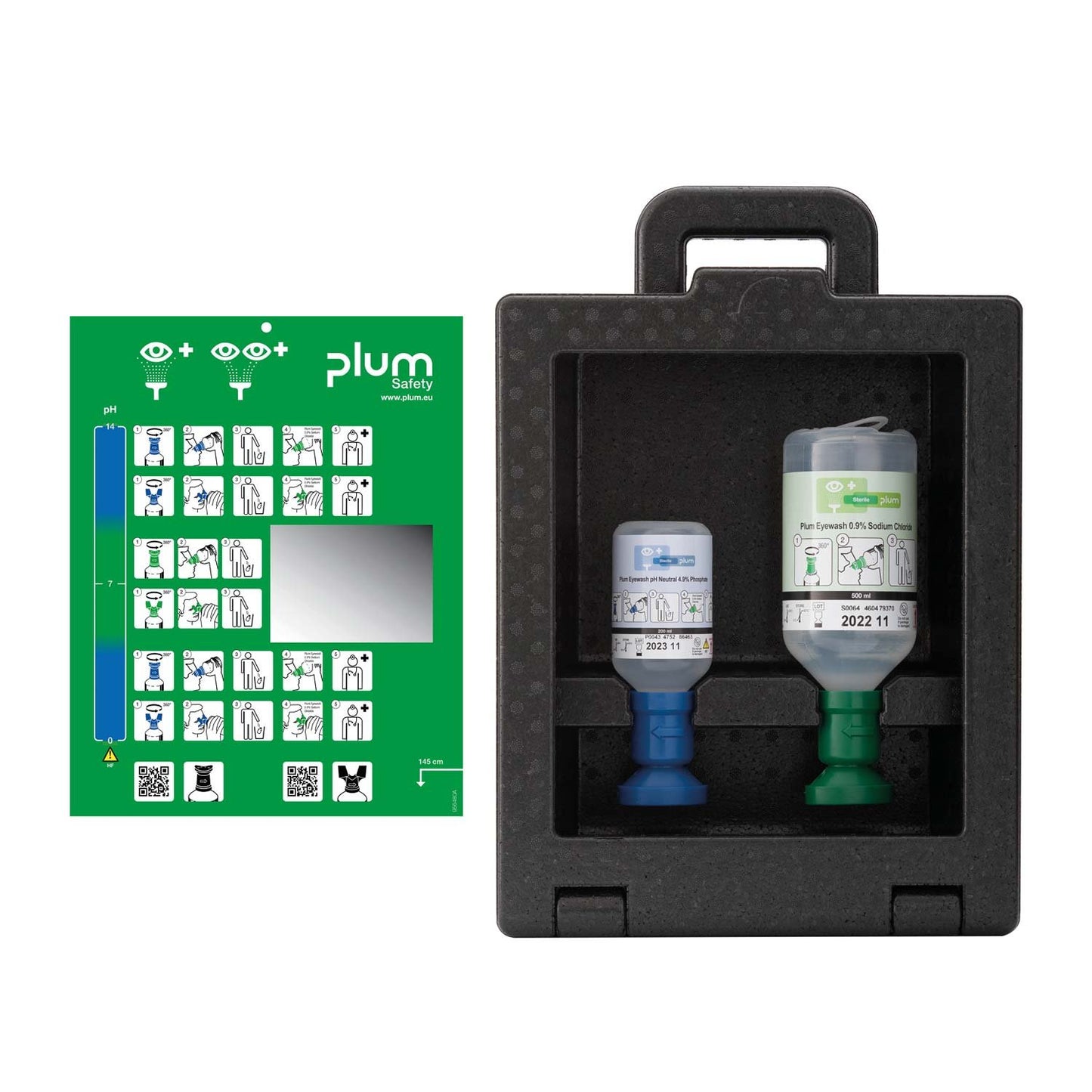 Plum Ibox 2 Portable Eye Wash Wall-Mounted Box