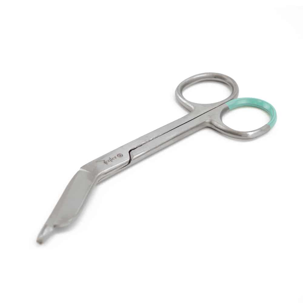 Teqler Lister Bandage Scissors In Matt Metal