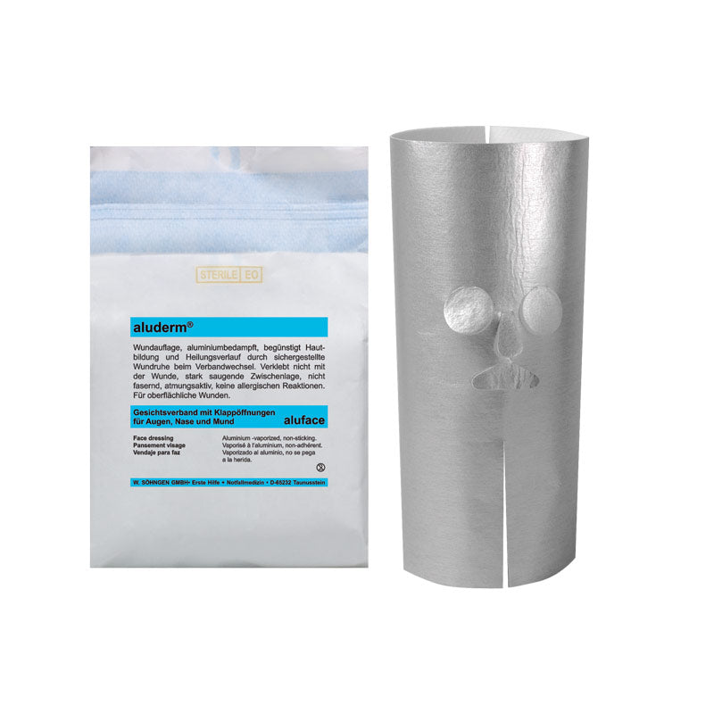 Aluderm Aluface Face Mask For Covering Larger Facial Injuries