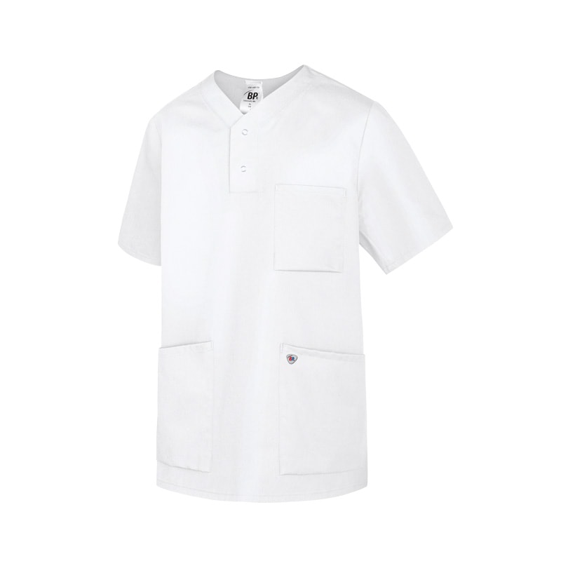 Unisex Pullover Scrub Top From Bierbaum-Proenen With 2 Spacious Side Pockets And 1 Breast Pocket