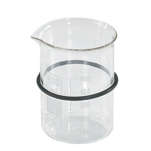 Glass Beaker For Eurosonic Including Rubber Ring