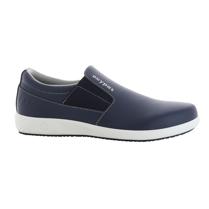 Men'S Leather Slip-On Shoes From Oxypas Made Of High-Quality Genuine Leather