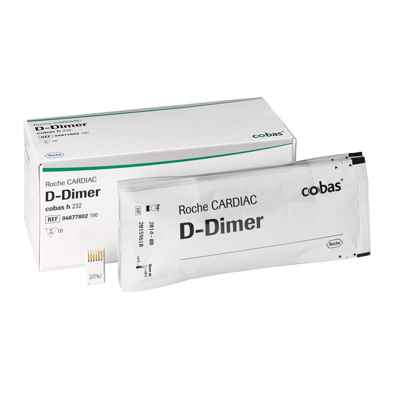 Roche Cardiac D-Dimer Test Strips For The Cobas H232 Analyser