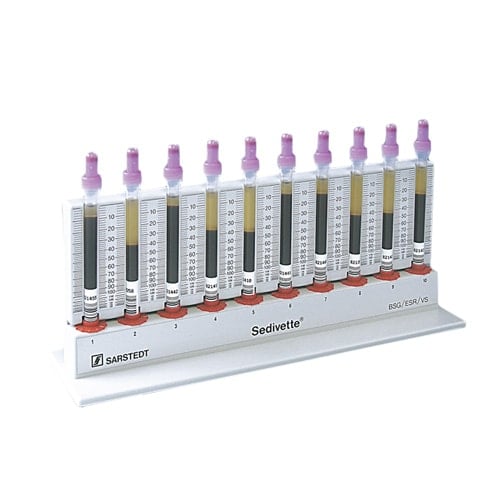 Graduated Bsg Rack With Scale For Up To 10 Immersion Tubes