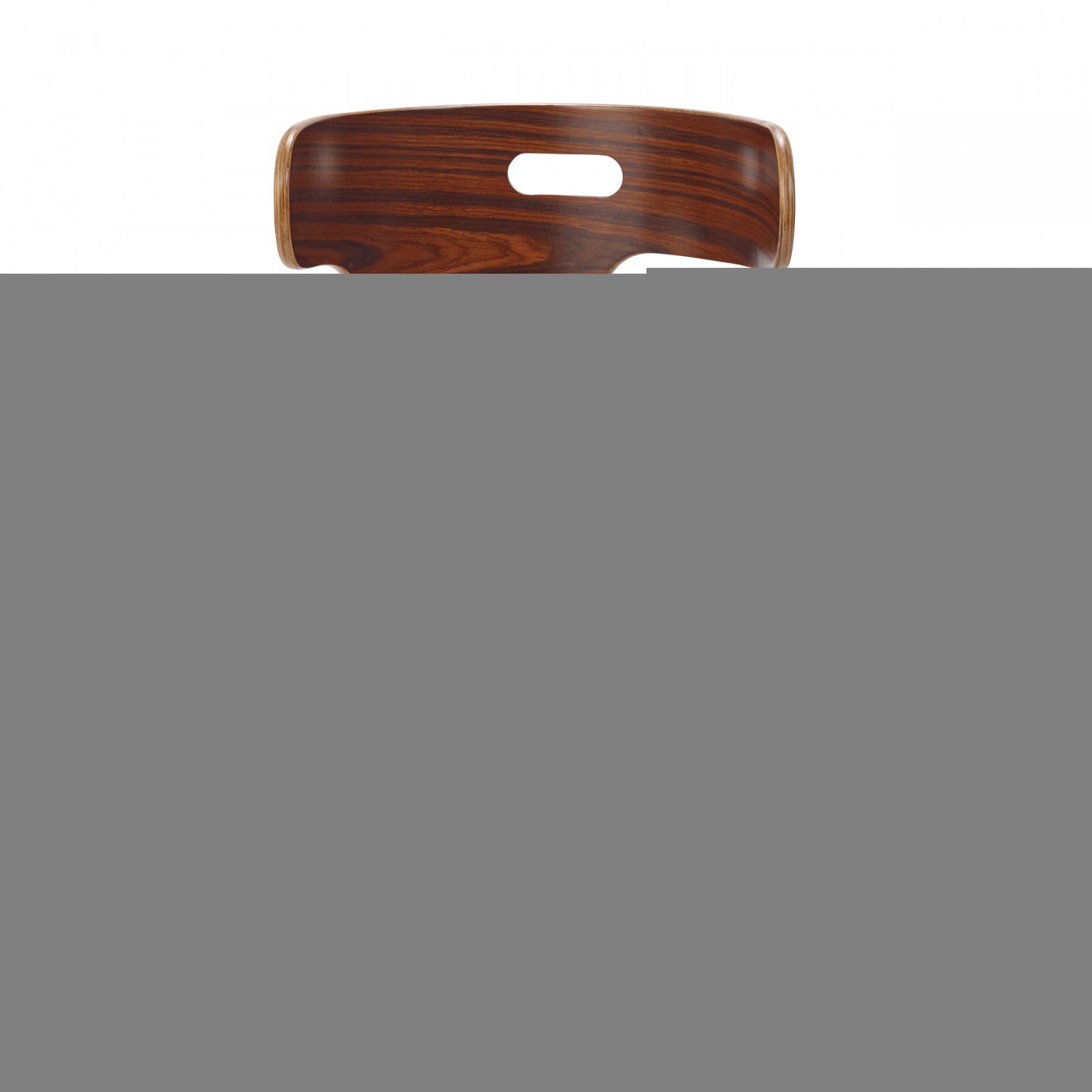 Designer Swivel Chair With Genuine Leather Upholstery