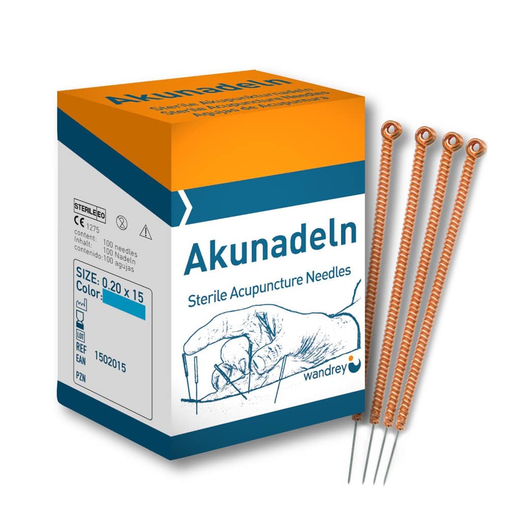 Acupuncture Needles With Copper Grip One Package Contains 100 Needles