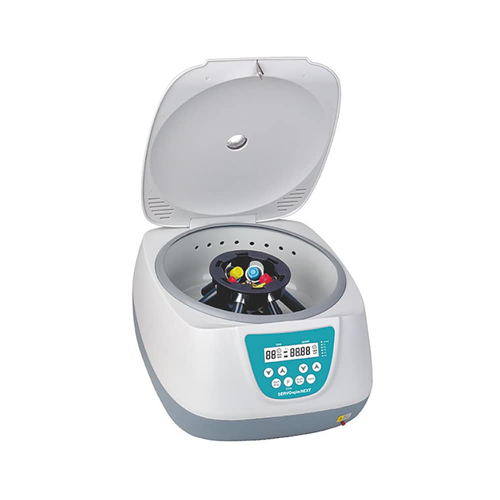 Servospin Next Lab Centrifuge With Disinfectant-Tolerant Control Panel