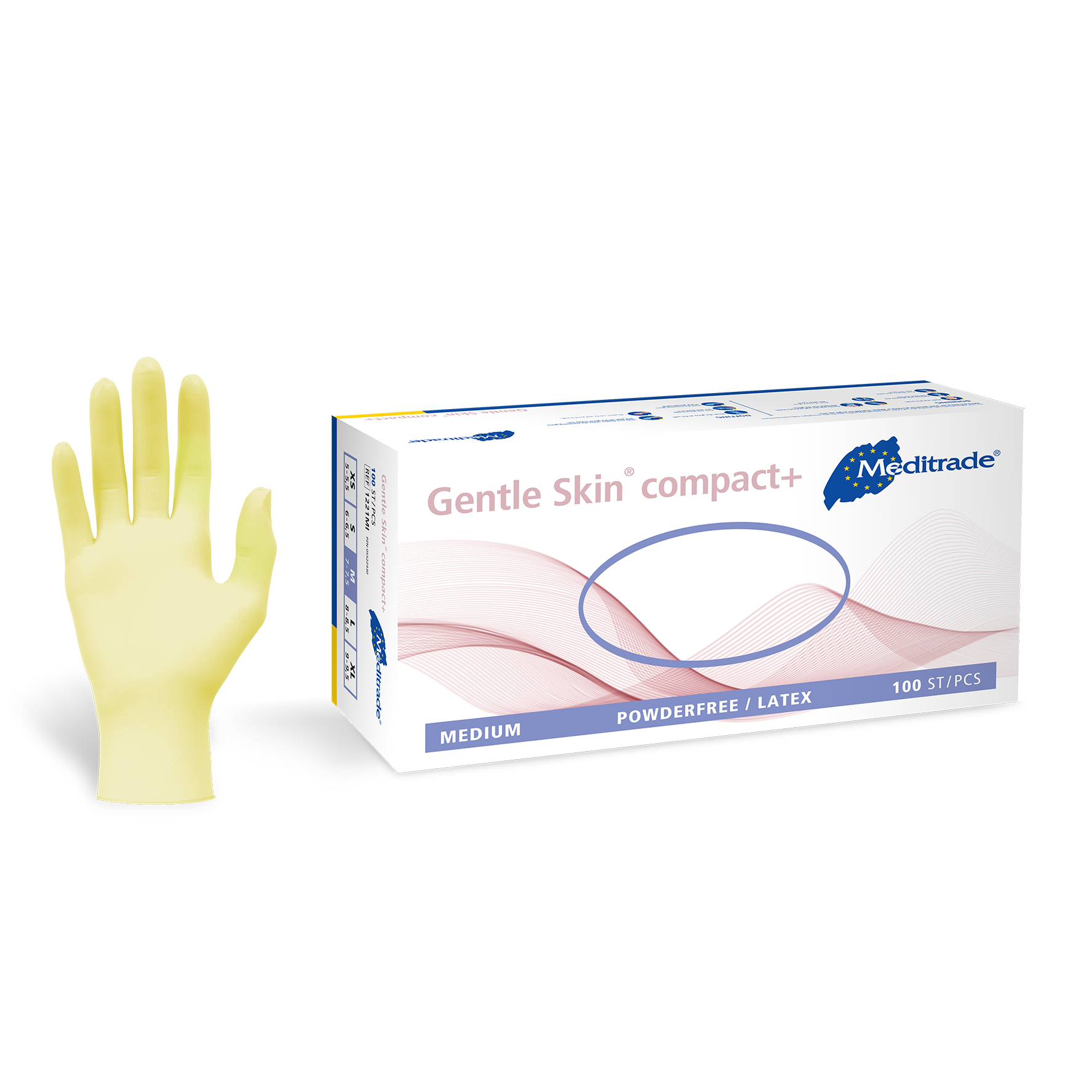 Meditrade Latex Gentle Skin Compact + | Large - EconoMed