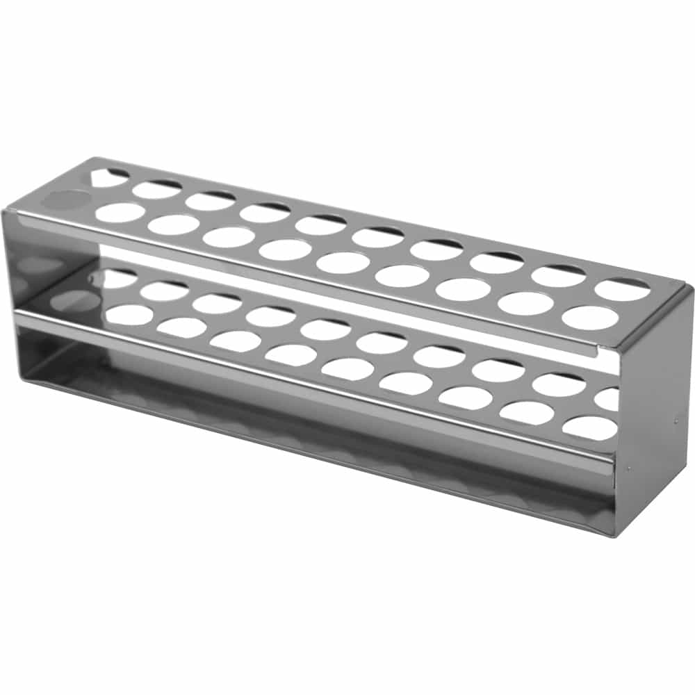 Stainless Steel Test Tube Holder   Small For 12 Test Tubes