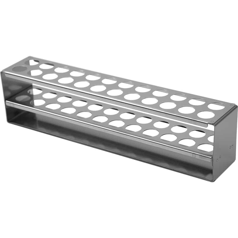 Stainless Steel Test Tube Holder   Small For 12 Test Tubes