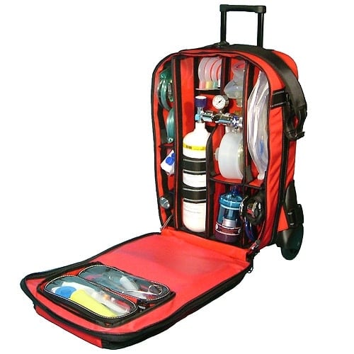 Emergency Trolley With Complete Emergency Equipment