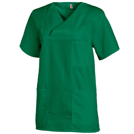Unisex Scrub Top   Easy-Care And Washable At 95°