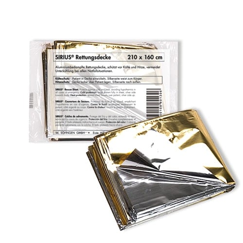 Emergency Blanket From Sirius® (210 X 160 Cm)