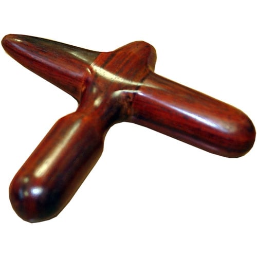 Hardwood Massage Cross For Trigger Point Therapy