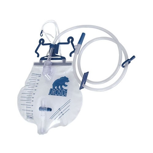 Urosid 2000S Cross Valve Urinary Catheter Bag System - EconoMed