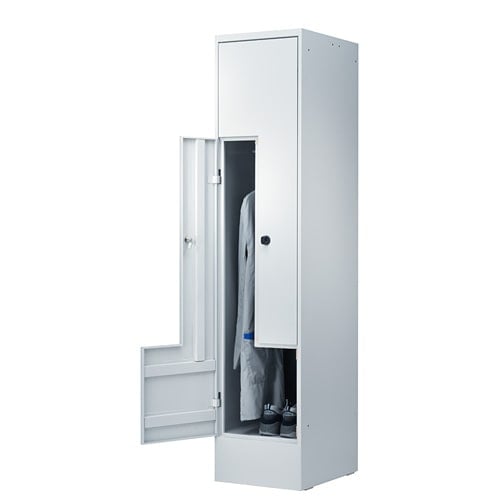 Z Clothes Locker 2 compartments | red - EconoMed