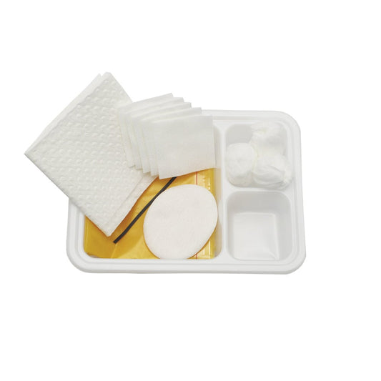 Ophthalmology Set For The Structured Application Of An Eye Dressing