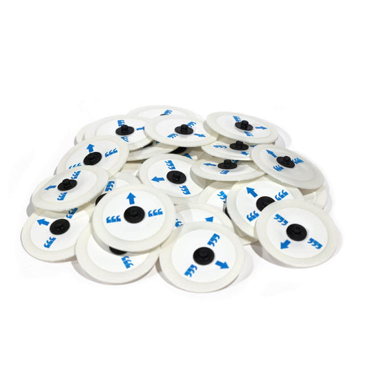 Round Ecg Disposable Foam Electrodes; Pre-Gelled And Radiolucent