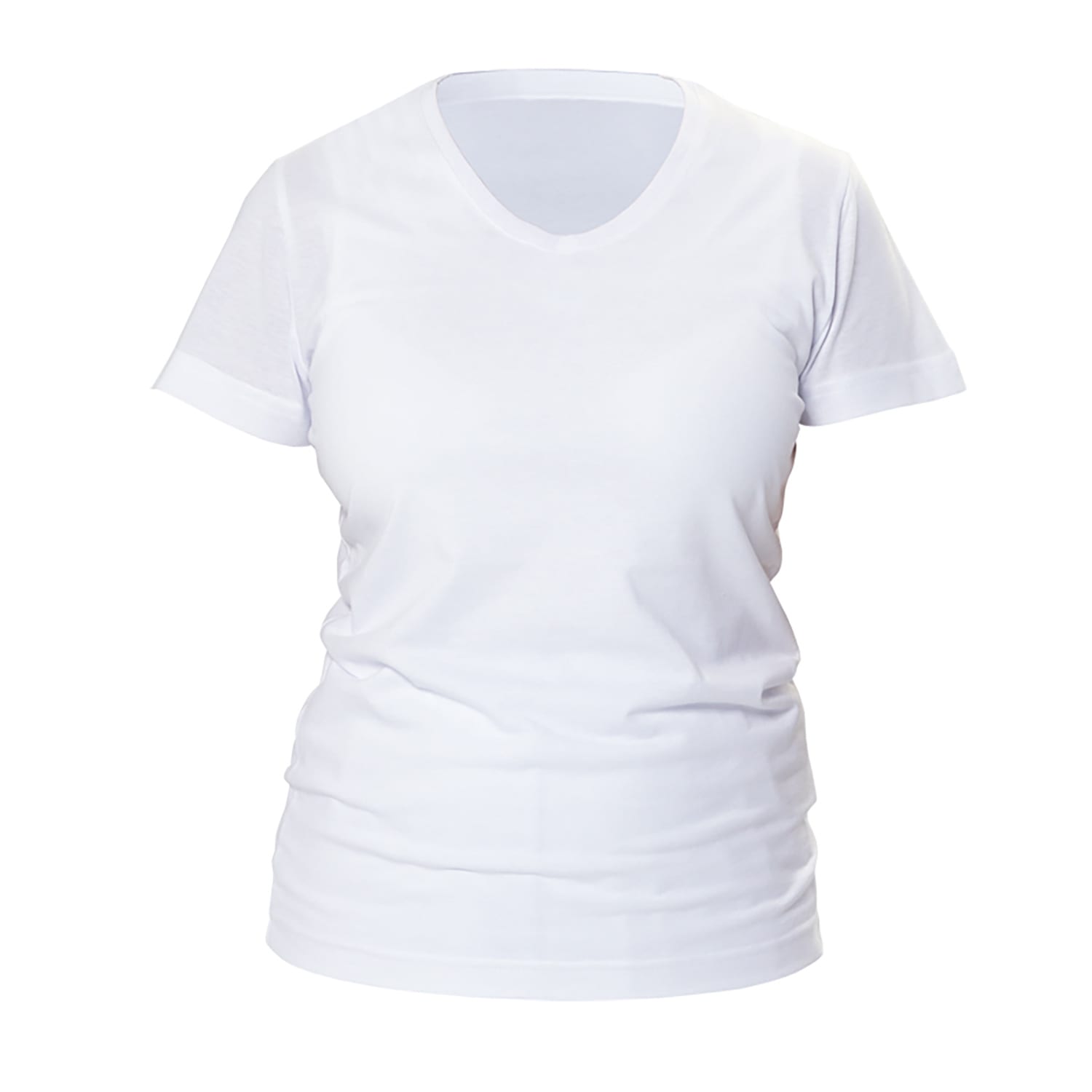 Ladies Shirt   Lightly Tapered With V-Neck