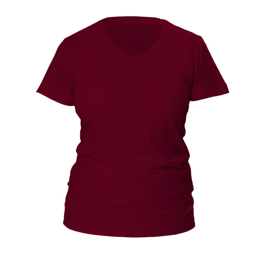 Ladies Shirt   Lightly Tapered With V-Neck