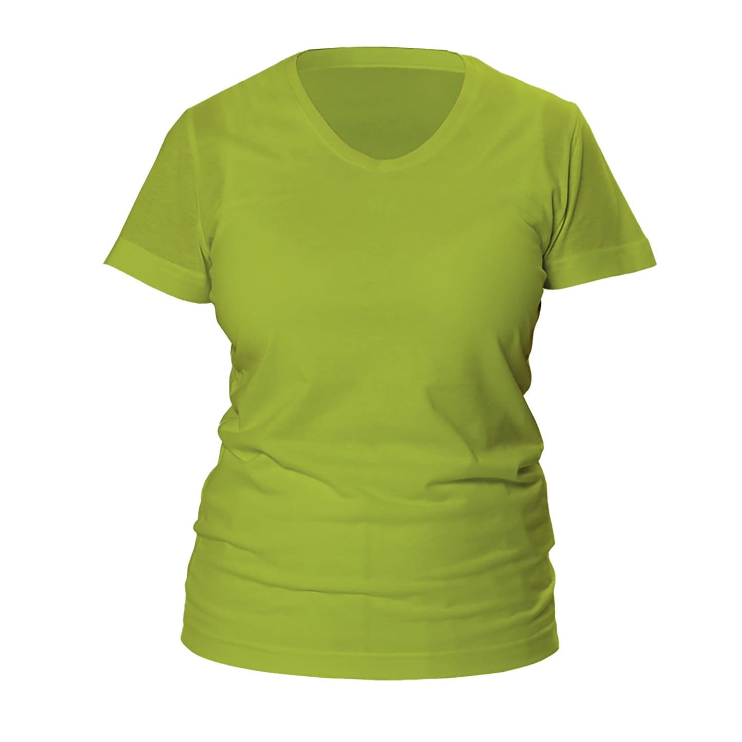 Ladies Shirt   Lightly Tapered With V-Neck